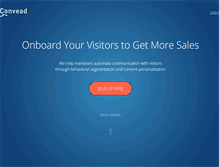 Tablet Screenshot of convead.com